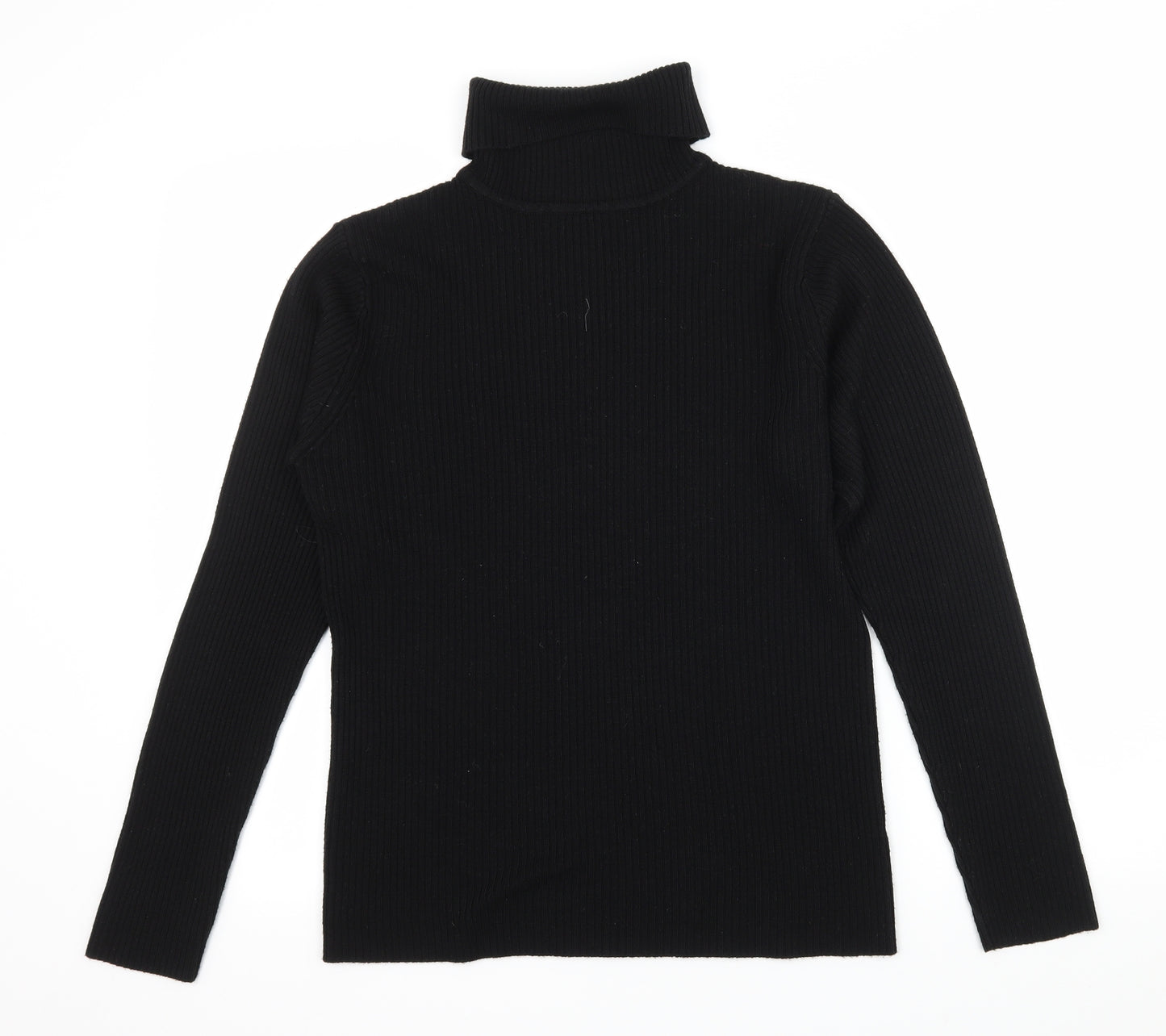 OPUS Womens Black  Knit Pullover Jumper Size L