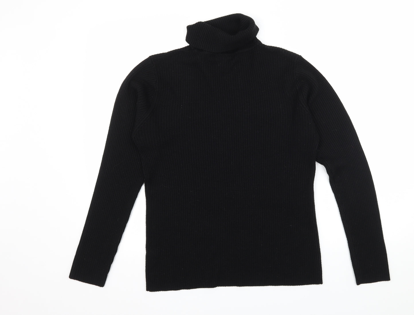 OPUS Womens Black  Knit Pullover Jumper Size L