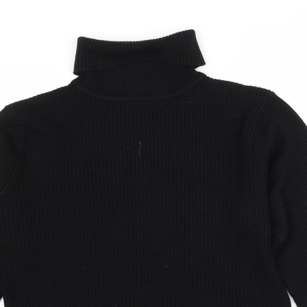 OPUS Womens Black  Knit Pullover Jumper Size L
