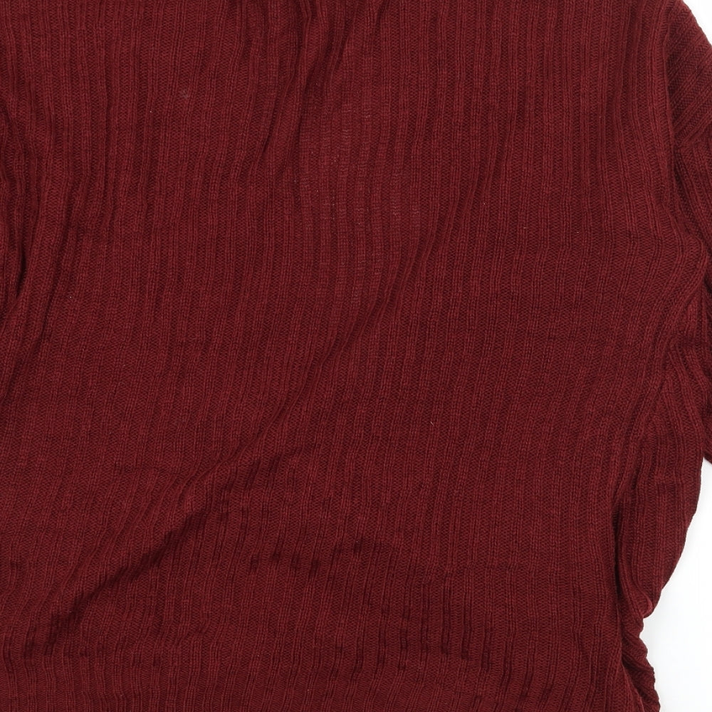 PEP & CO Womens Red  Knit Pullover Jumper Size 14