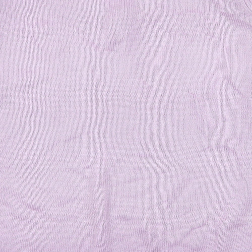 Damart Womens Purple  Knit Pullover Jumper Size 10