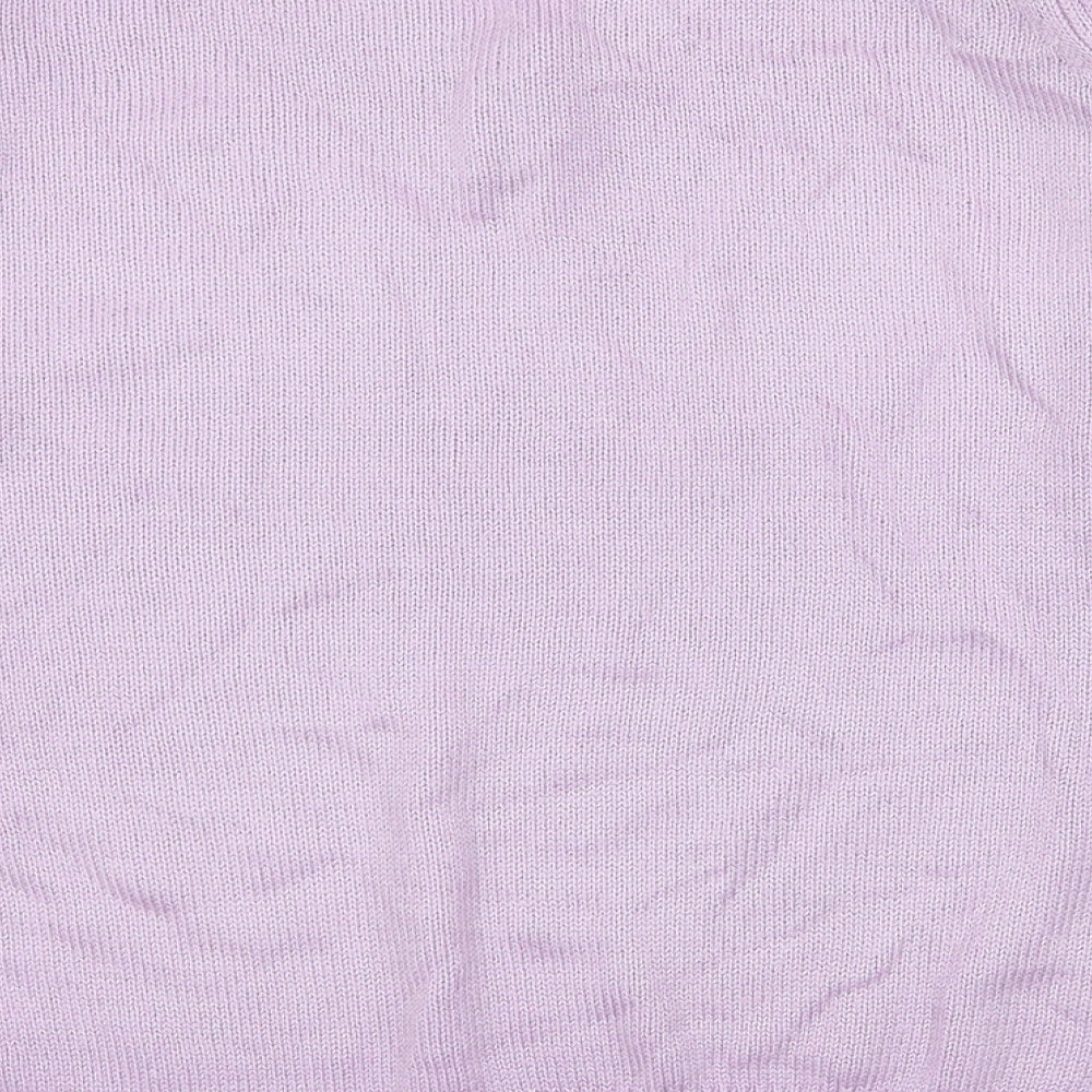 Damart Womens Purple  Knit Pullover Jumper Size 10