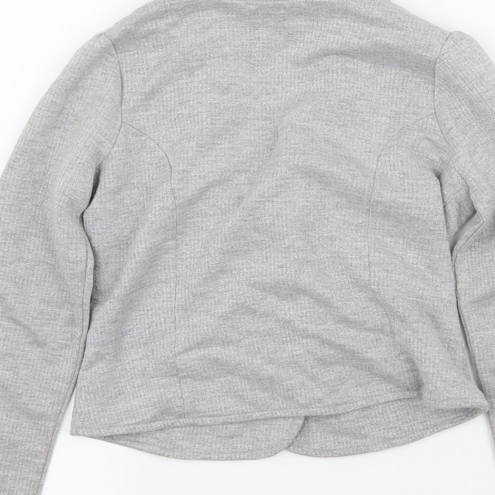 Blue Zoo Girls Grey  Jersey Jacket  Size 5-6 Years