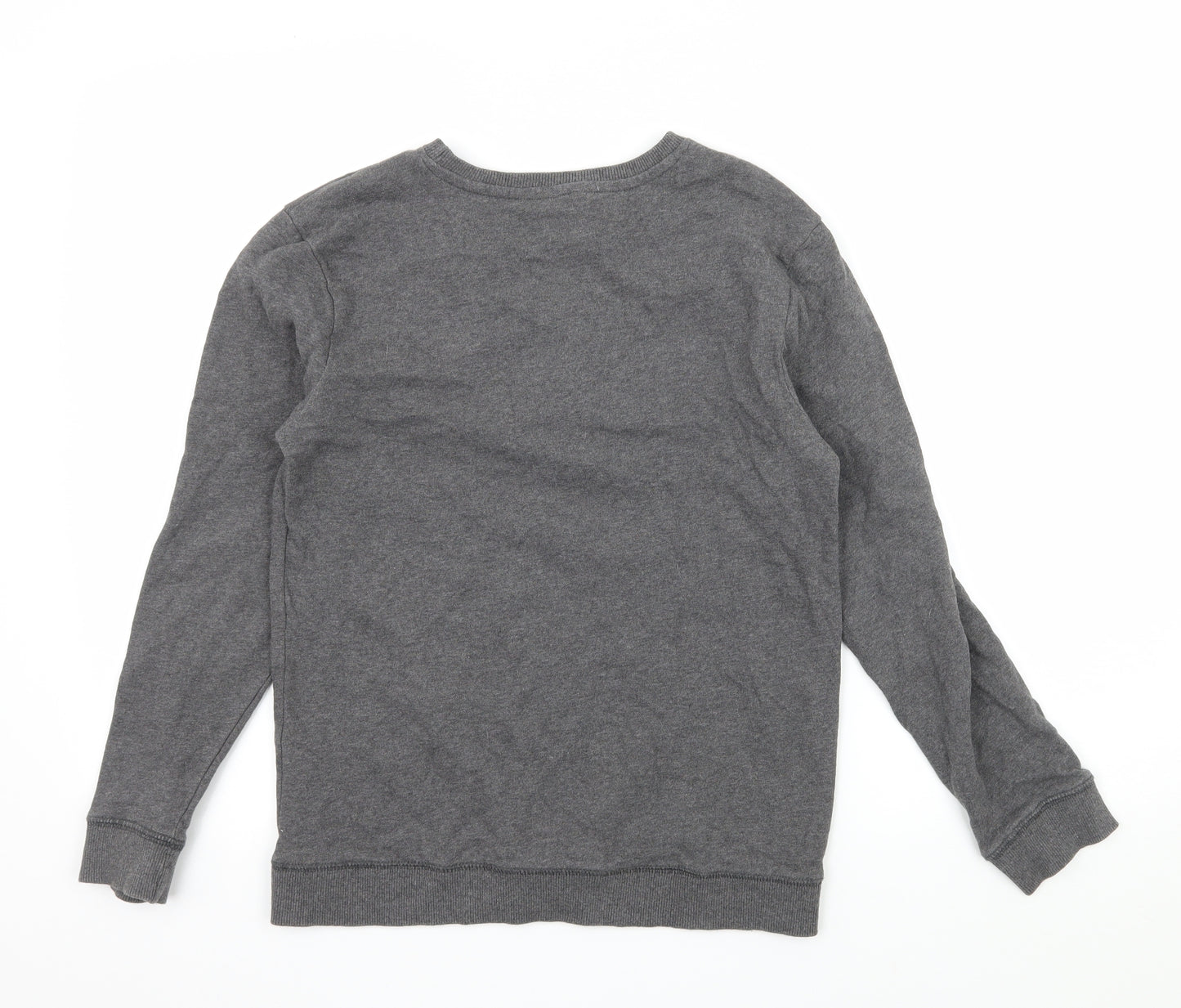 George Boys Grey  Jersey Pullover Sweatshirt Size 11-12 Years  - Christmas Frenchie