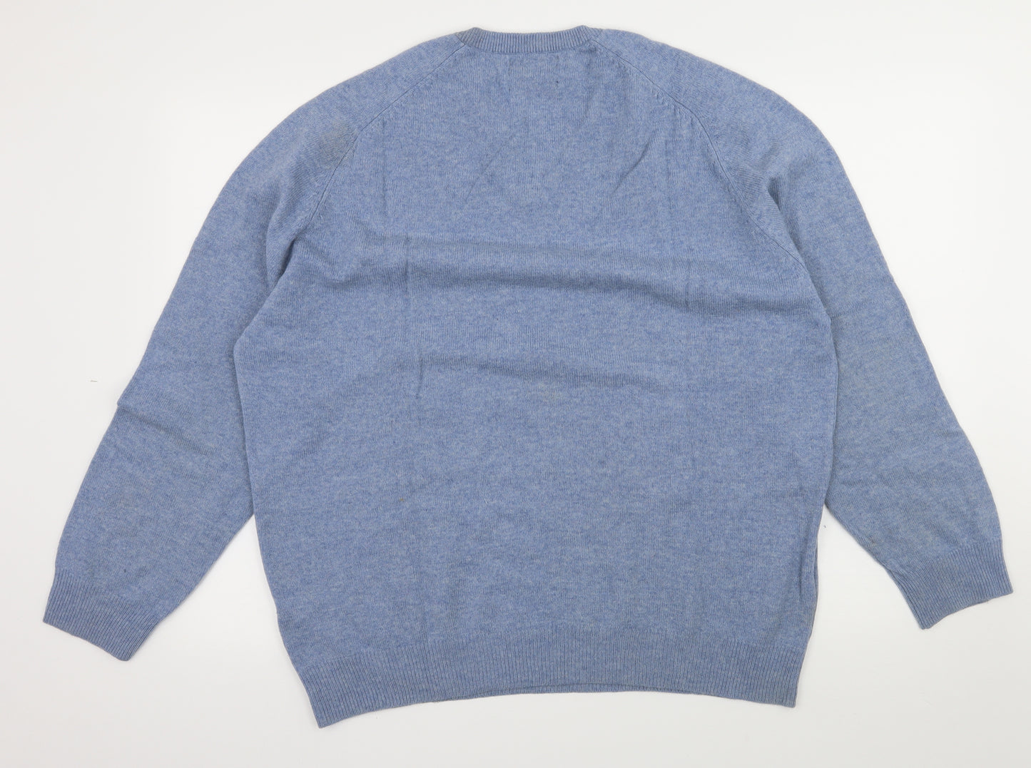 Blue Harbour Mens Blue  Knit Pullover Jumper Size XL