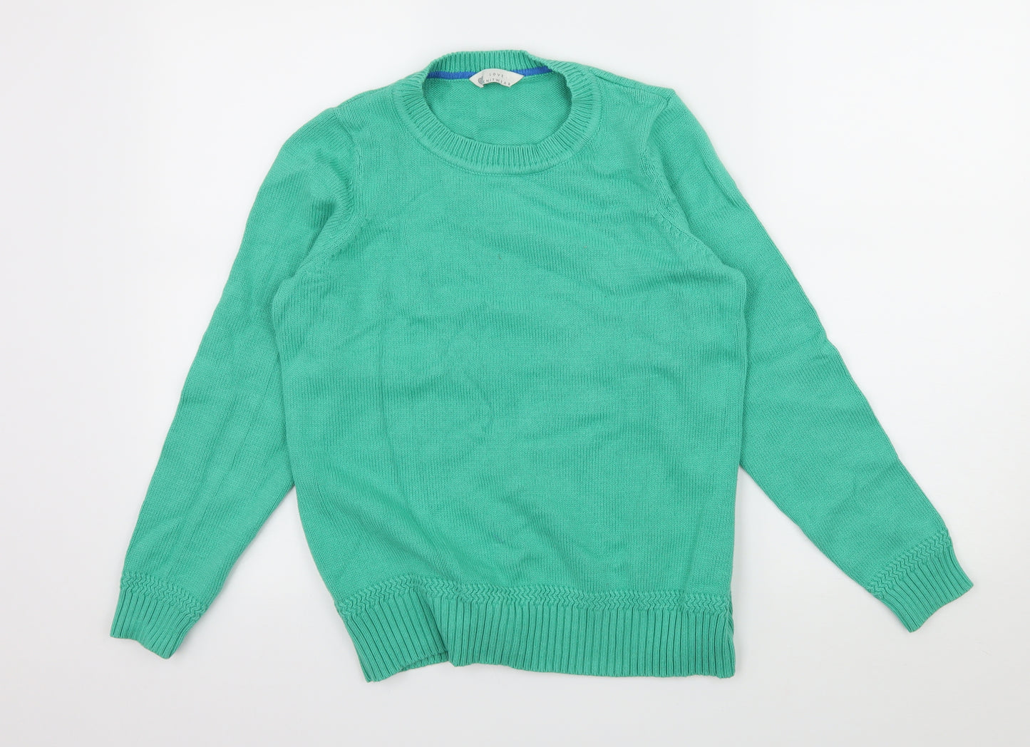 BHS Womens Green  Knit Pullover Jumper Size 12