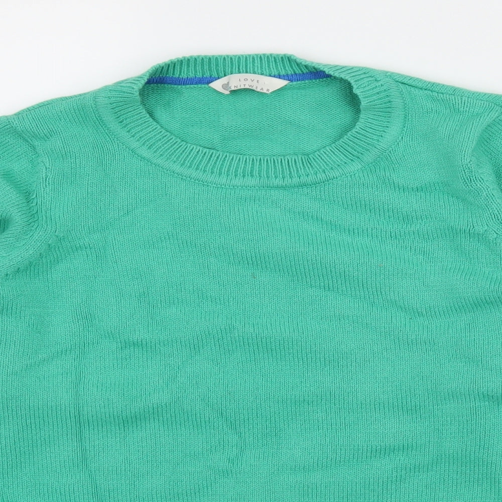 BHS Womens Green  Knit Pullover Jumper Size 12