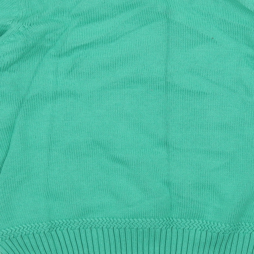 BHS Womens Green  Knit Pullover Jumper Size 12