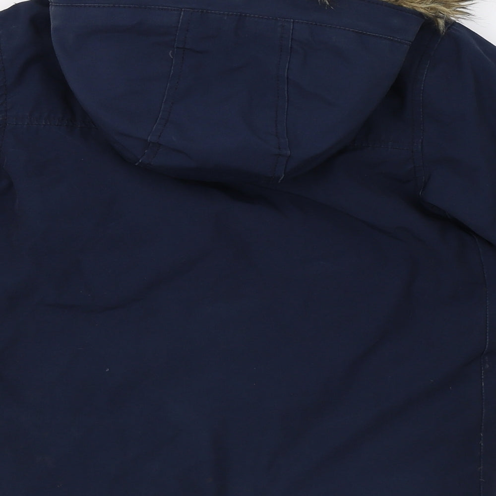Gap Boys Blue   Parka Coat Size XS