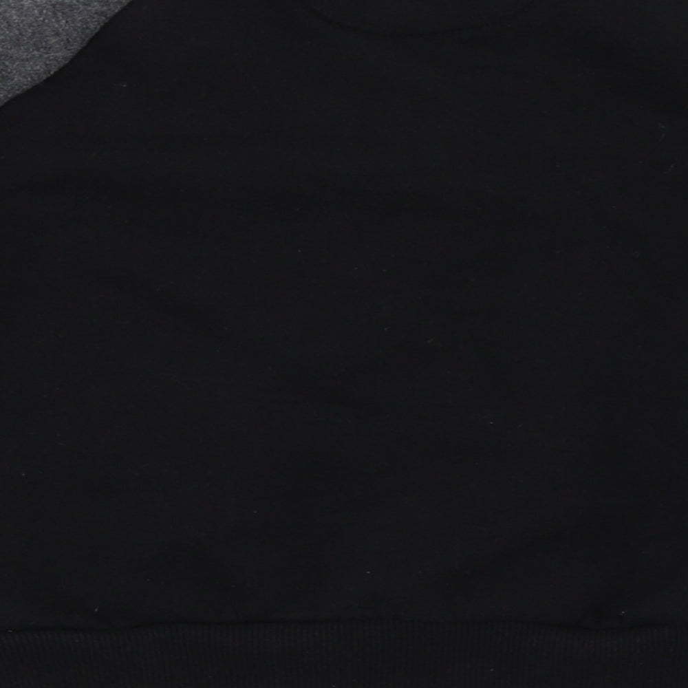 Farah Boys Black  Jersey Pullover Sweatshirt Size 6-7 Years