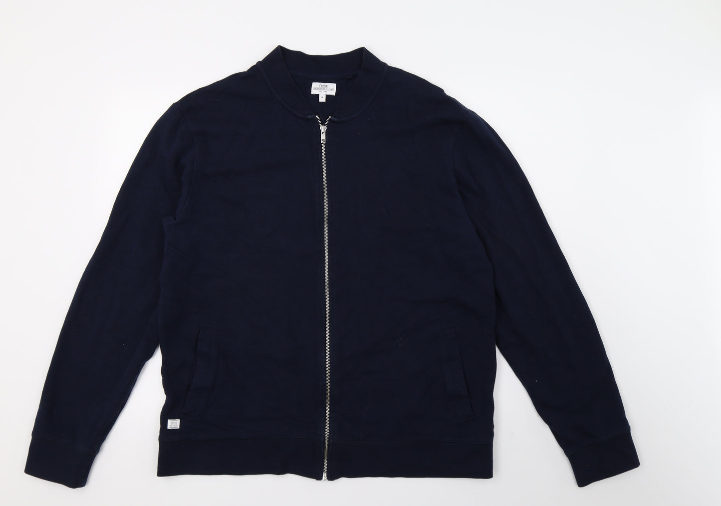 NEXT Mens Blue  Jersey Full Zip Sweatshirt Size XL