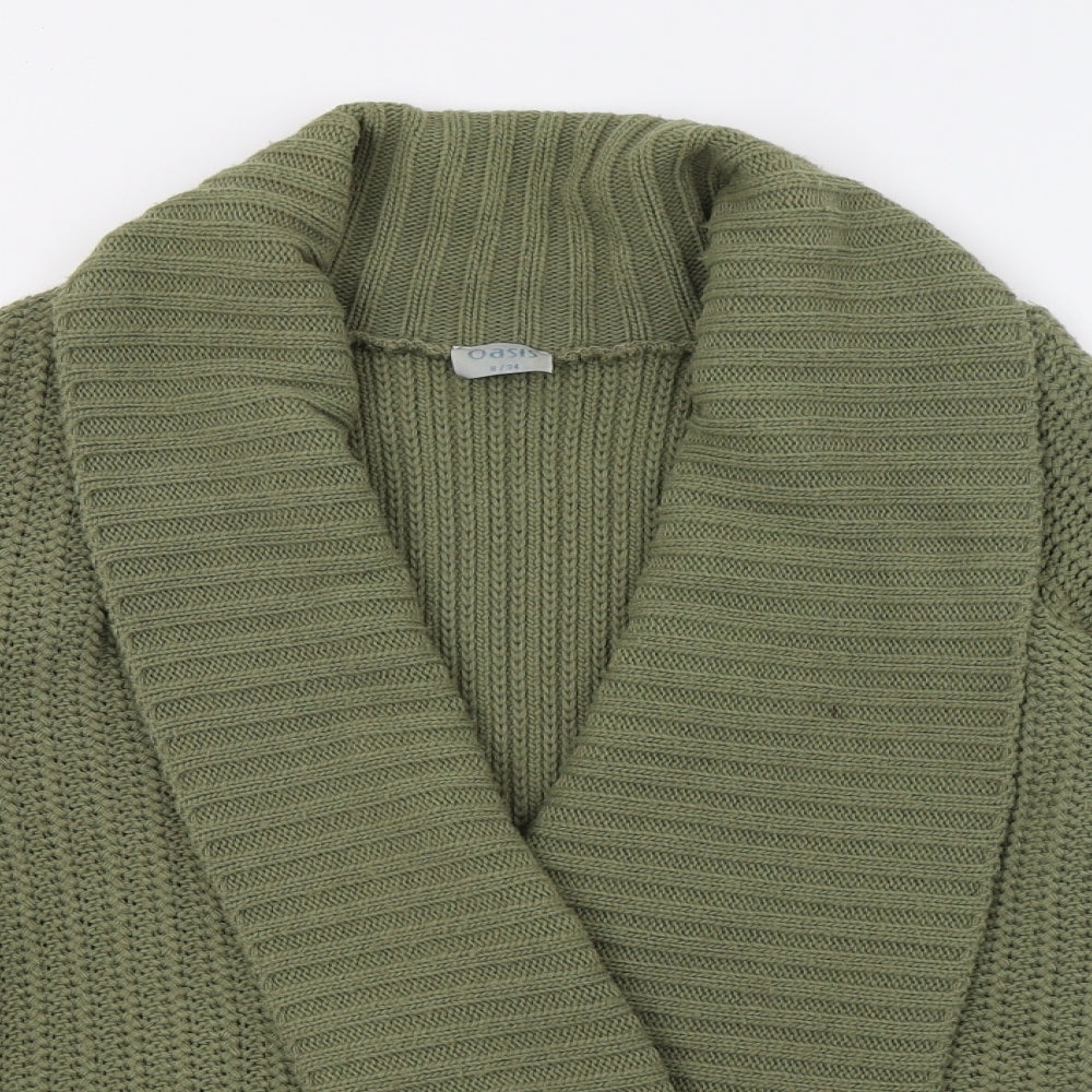 Oasis Womens Green  Knit Pullover Jumper Size 8