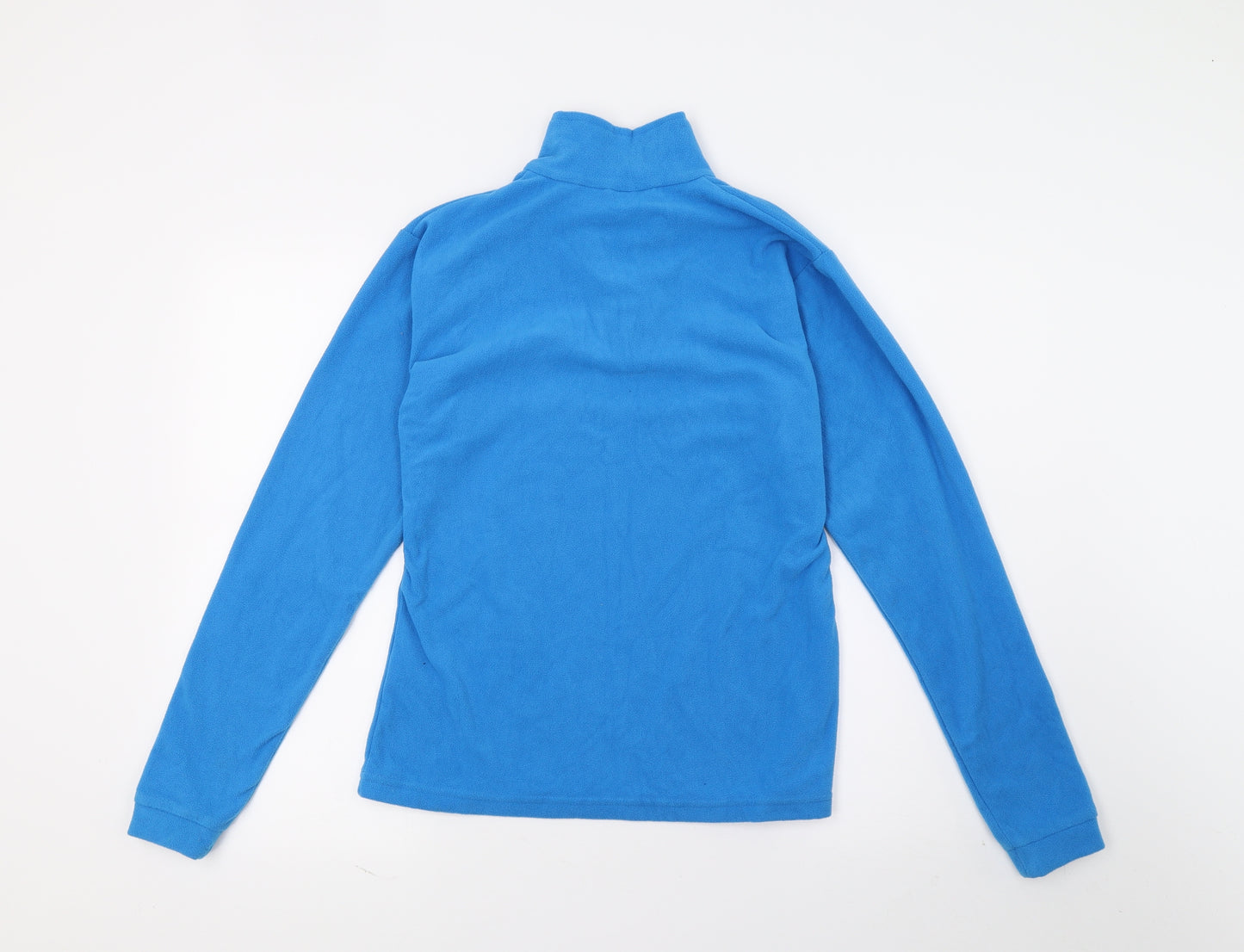 Outdoor Essentials Womens Blue  Fleece Pullover Sweatshirt Size 8