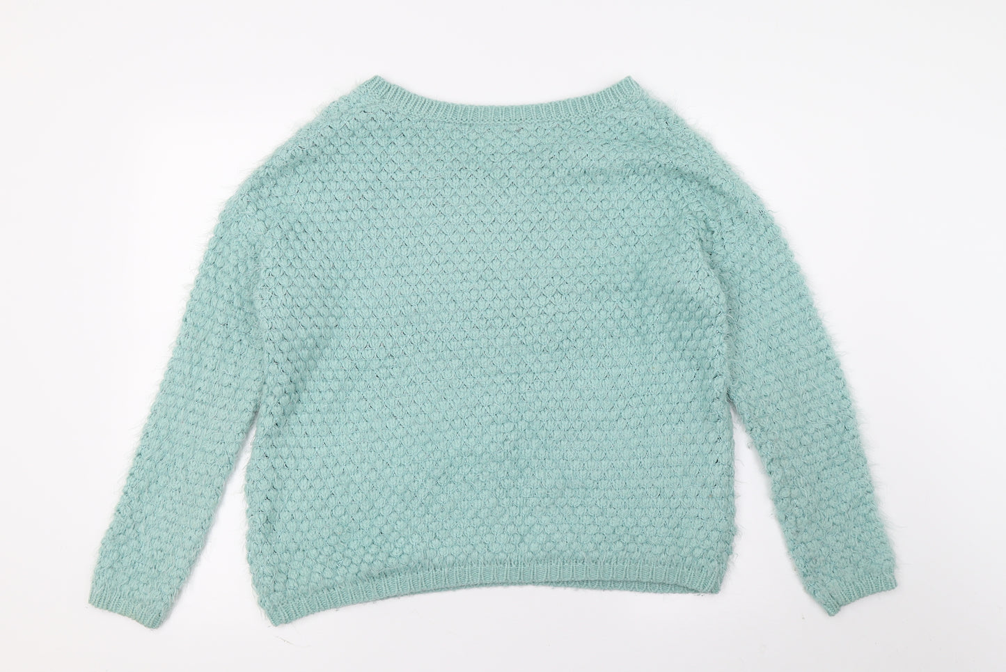 George Womens Blue  Knit Pullover Jumper Size 10
