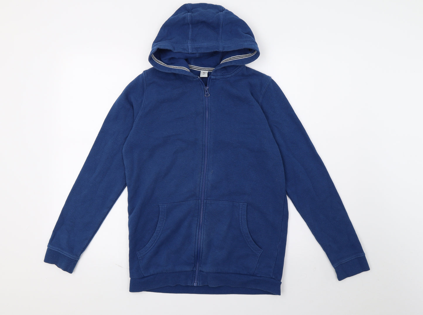 TU Boys Blue  Jersey Full Zip Hoodie Size 12 Years