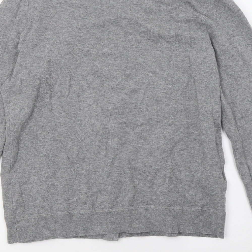 Eddie Bauer Womens Grey  Knit Cardigan Jumper Size S