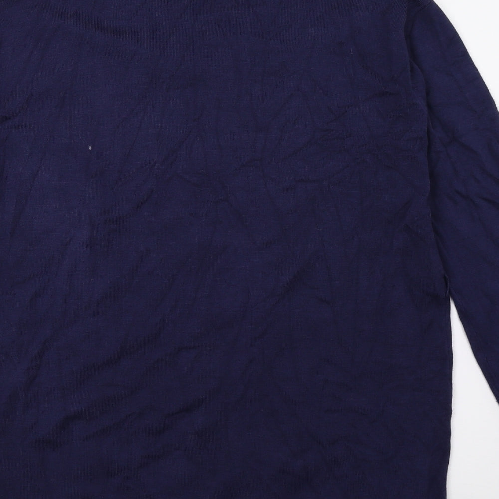George Womens Blue  Knit Cardigan Jumper Size 14