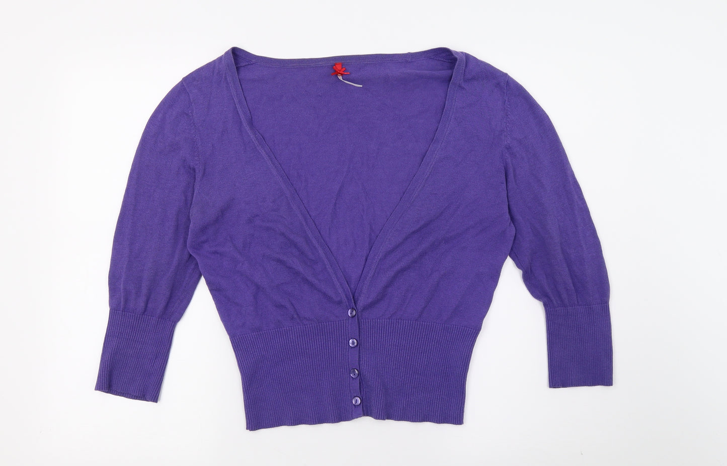 NEXT Womens Purple  Knit Cardigan Jumper Size 14