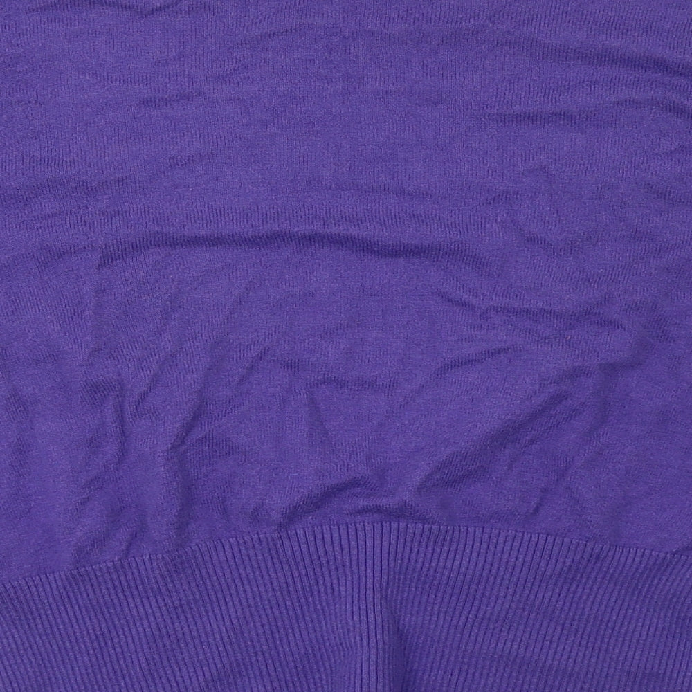 NEXT Womens Purple  Knit Cardigan Jumper Size 14