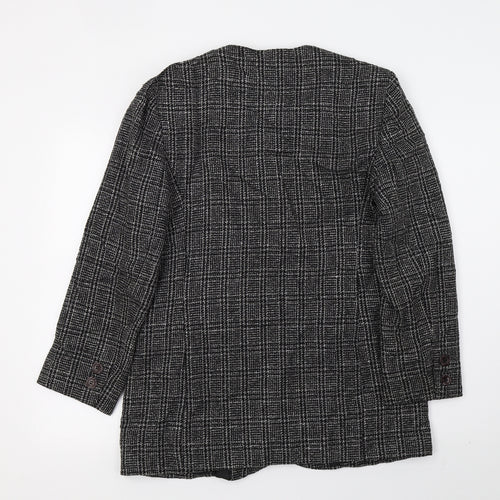 Klass Womens Black Check  Jacket  Size 12