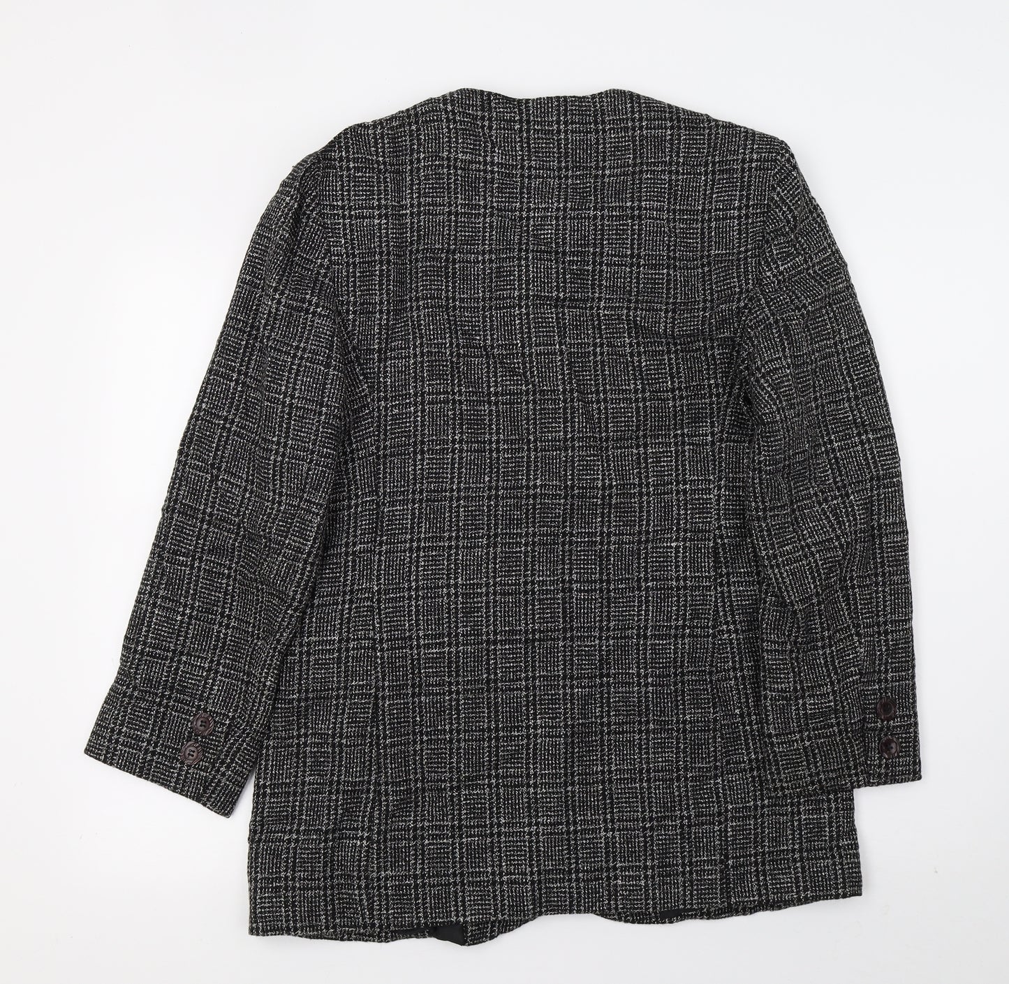 Klass Womens Black Check  Jacket  Size 12