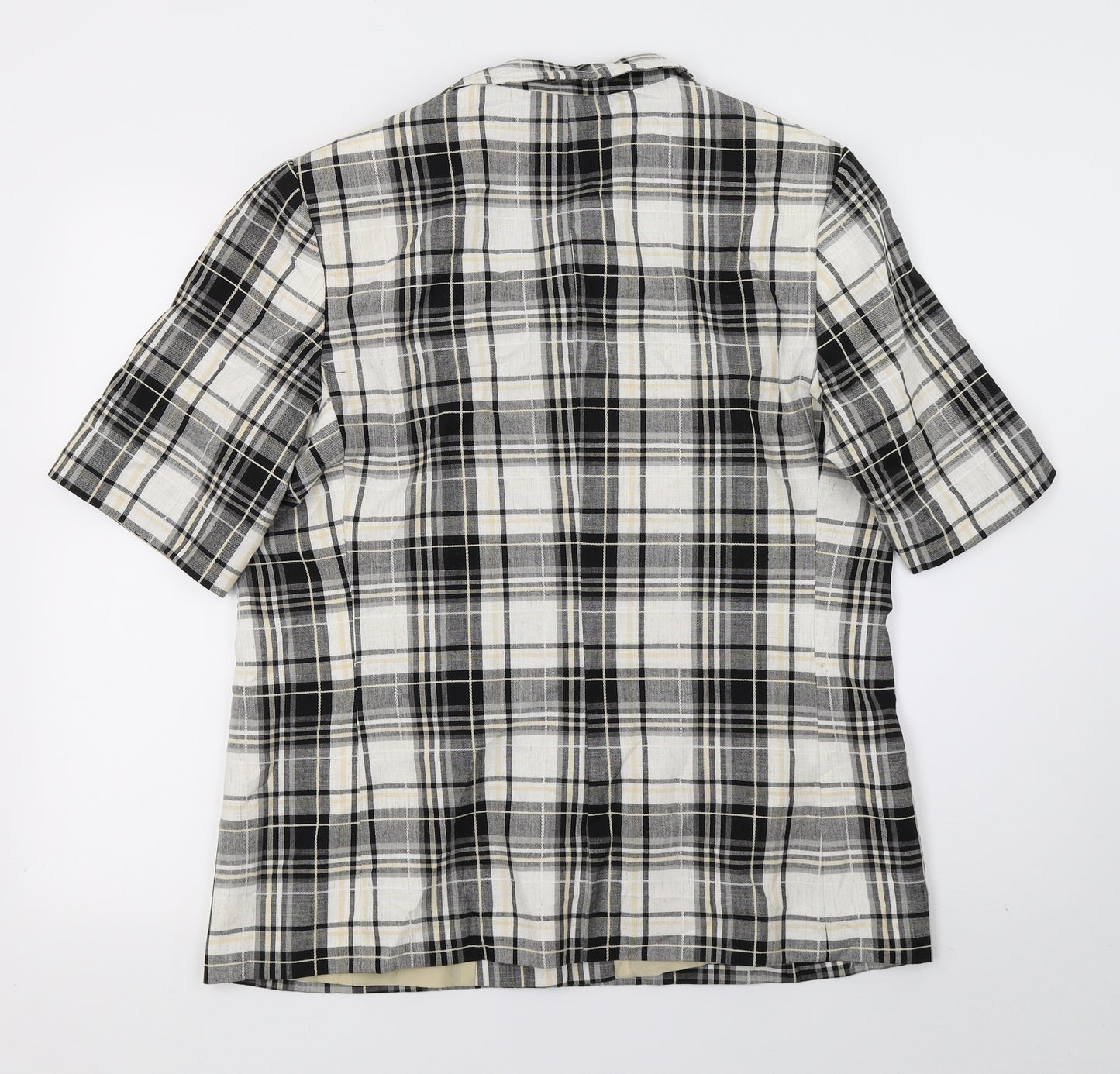 Marks and Spencer Womens Multicoloured Check  Jacket Blazer Size 16