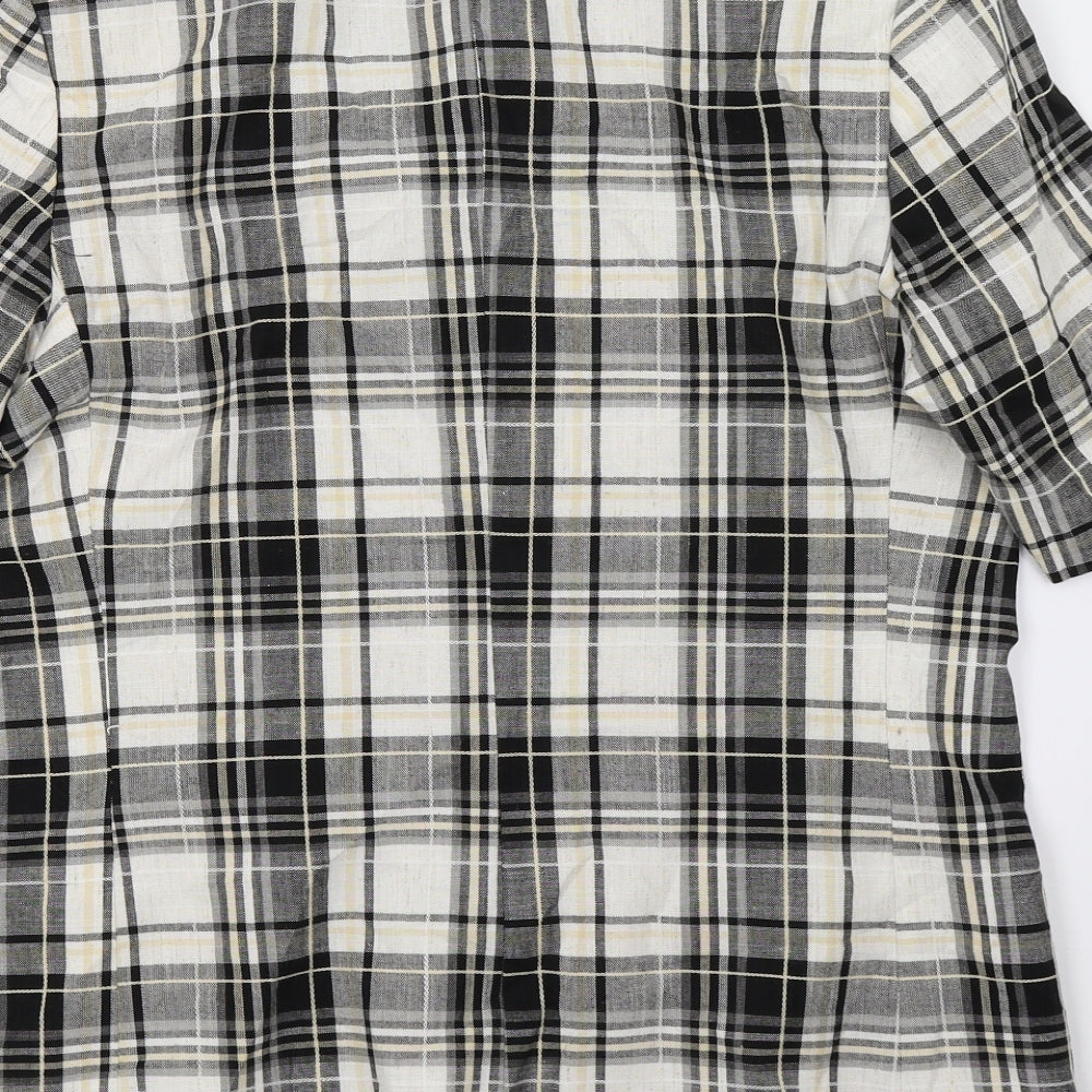 Marks and Spencer Womens Multicoloured Check  Jacket Blazer Size 16