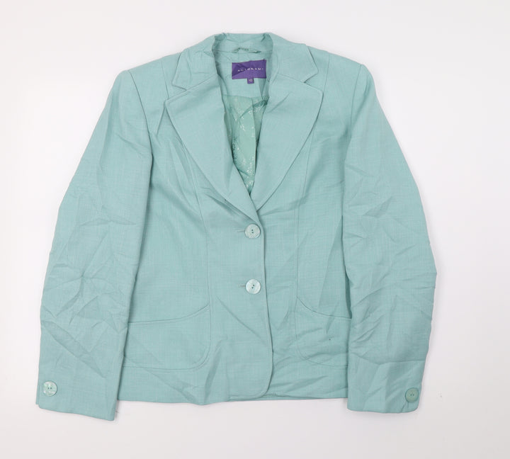 Autonomy Womens Blue Jacket Blazer Size 10