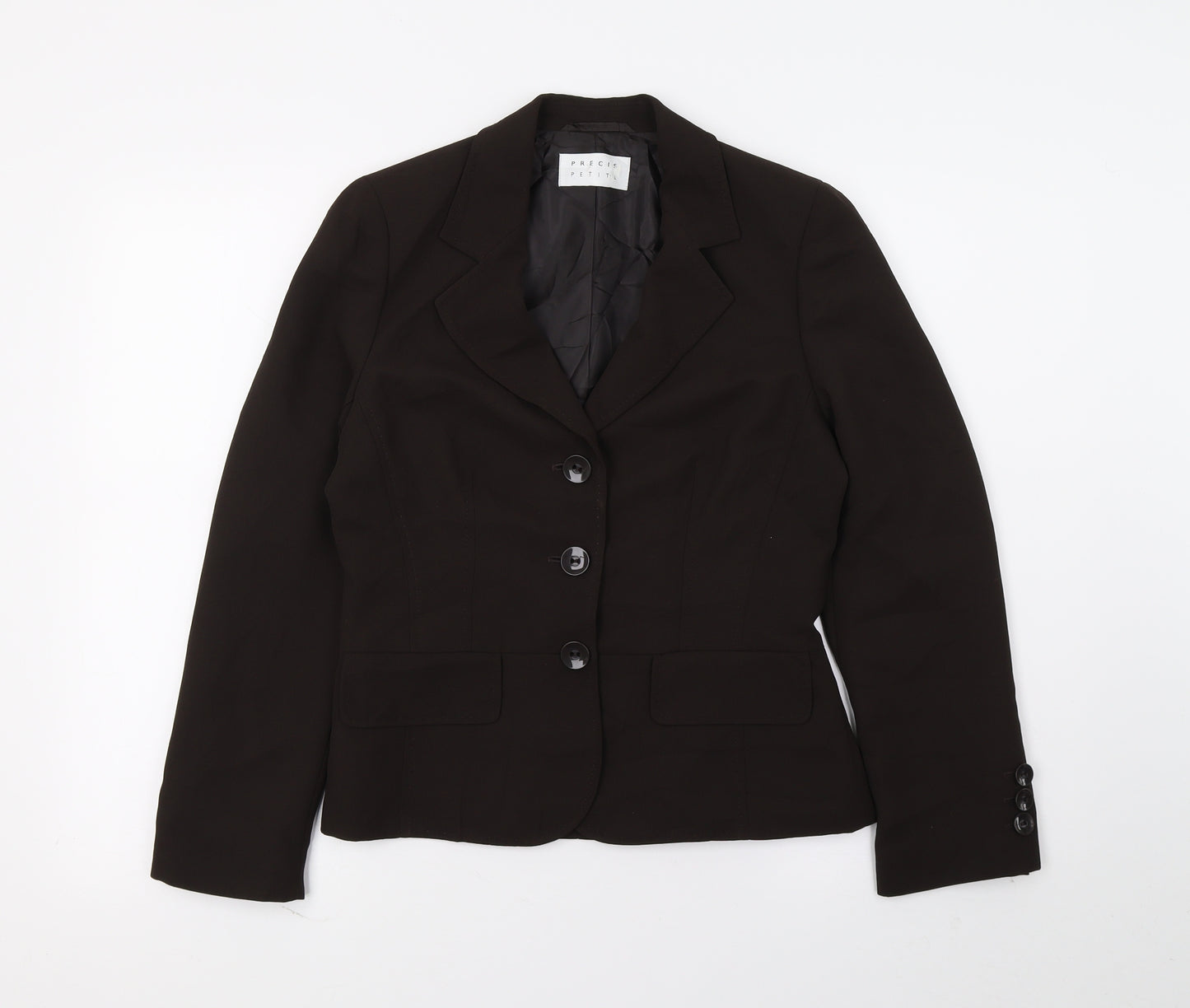 PRECIS PETITE Womens Brown   Jacket Blazer Size 8