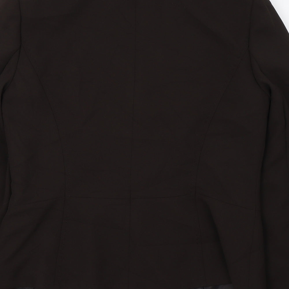 PRECIS PETITE Womens Brown   Jacket Blazer Size 8