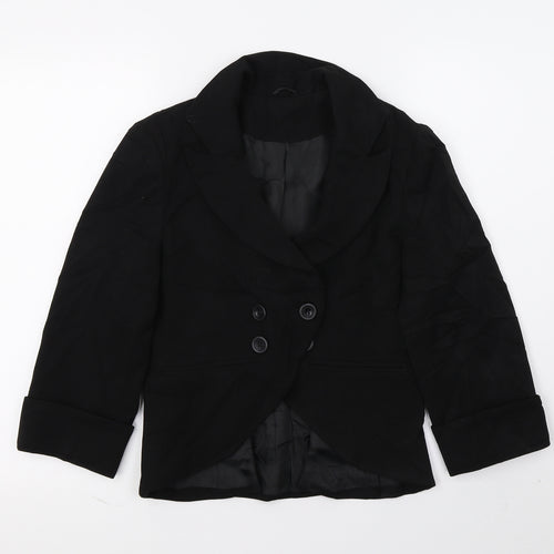 Dorothy Perkins Womens Black   Jacket Blazer Size 8