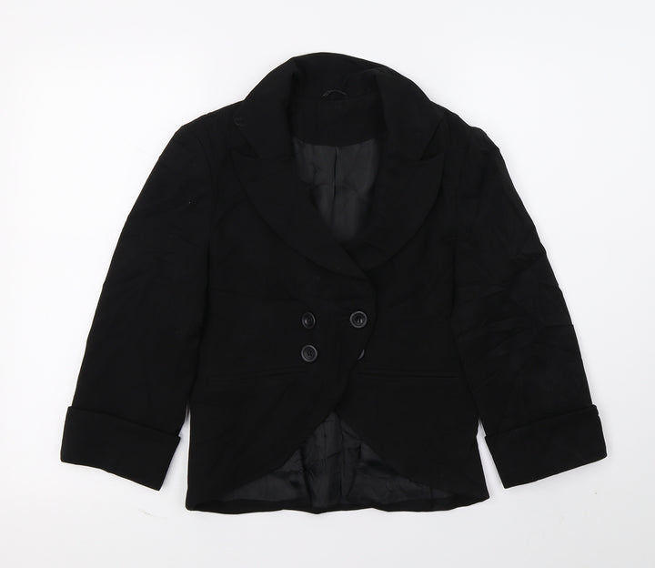 Dorothy Perkins Womens Black Jacket Blazer Size 8
