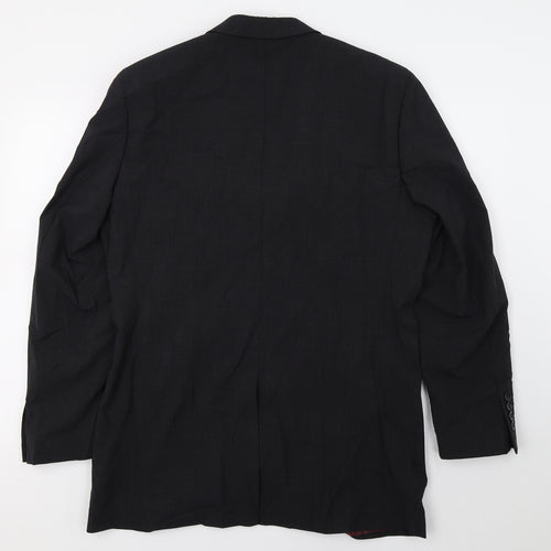 REMUS Mens Black   Jacket Blazer Size M