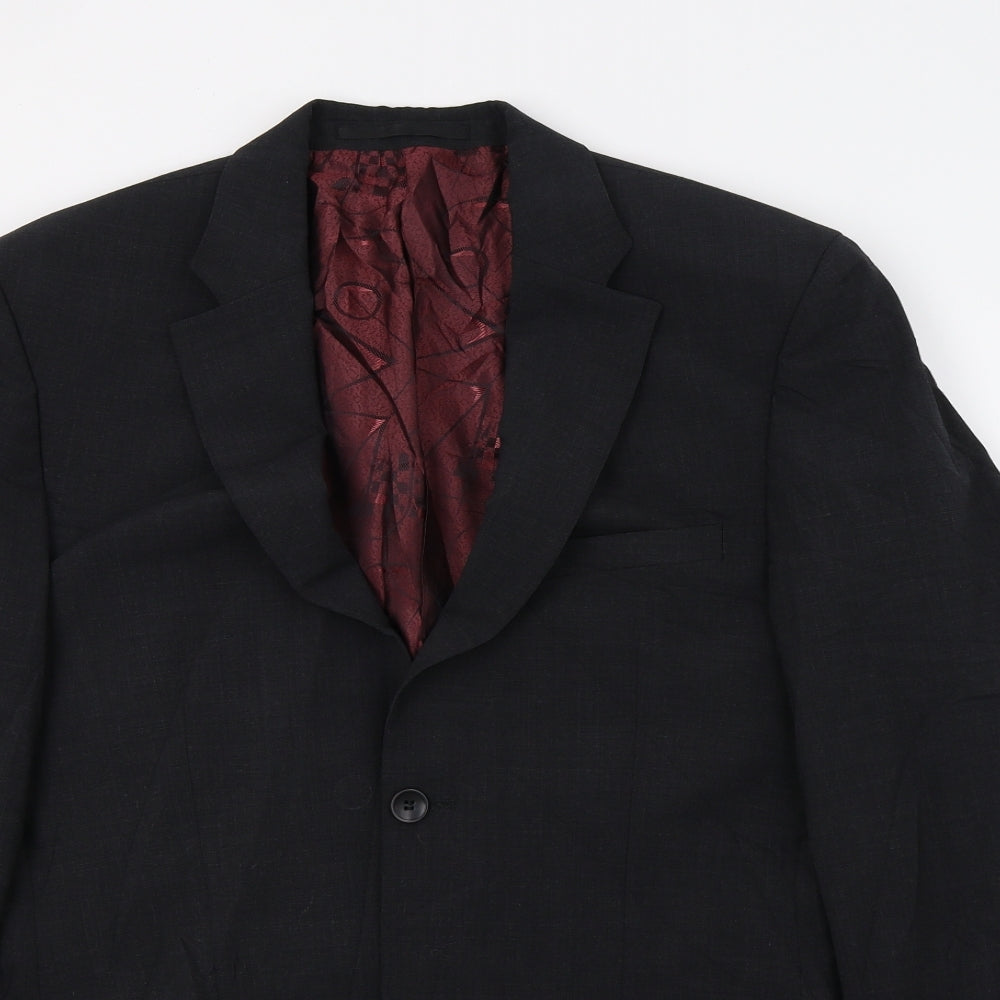 REMUS Mens Black   Jacket Blazer Size M