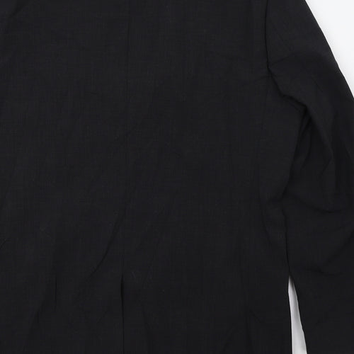 REMUS Mens Black   Jacket Blazer Size M