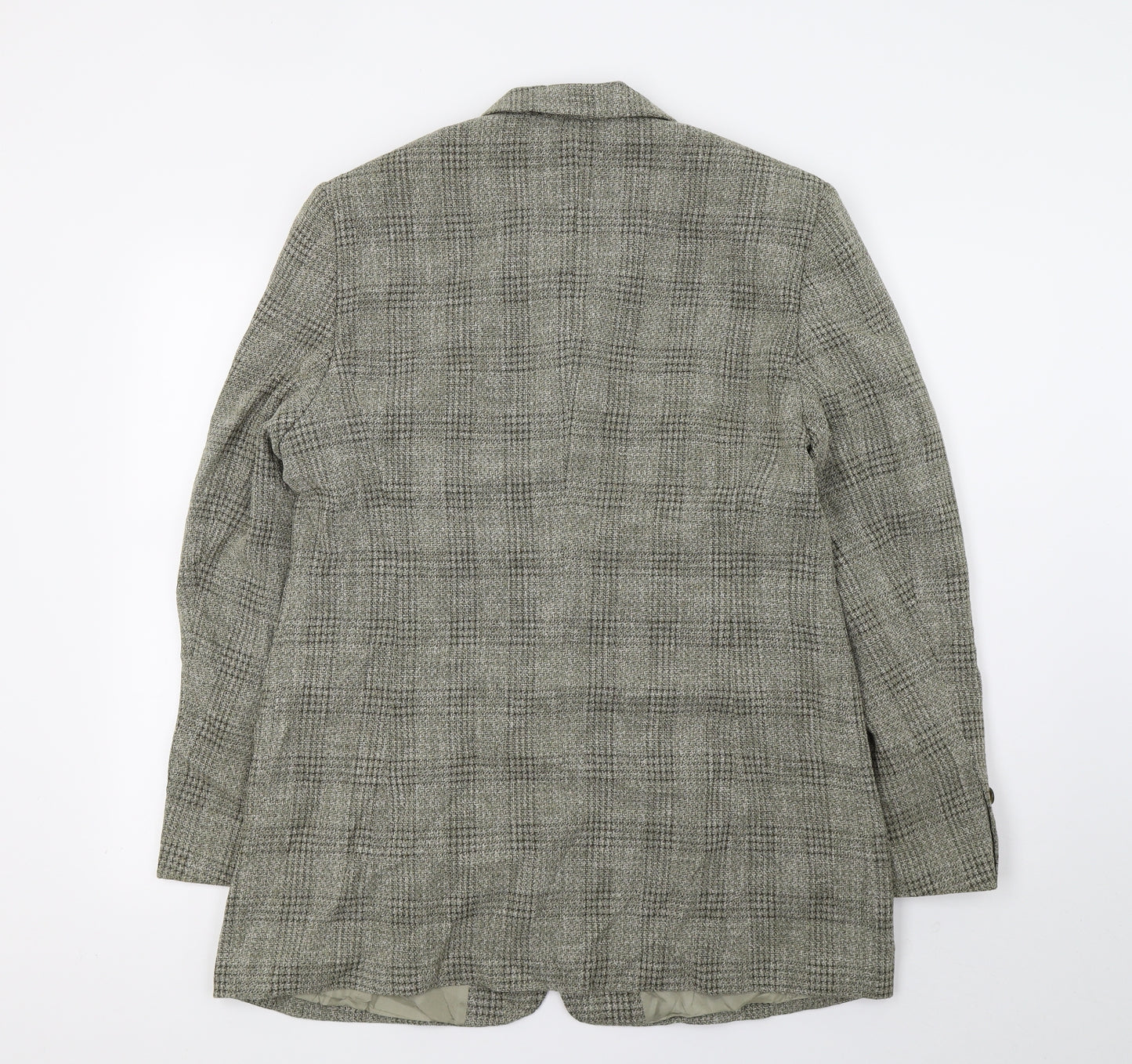 Gerry Weber Womens Green Check  Jacket Blazer Size 14
