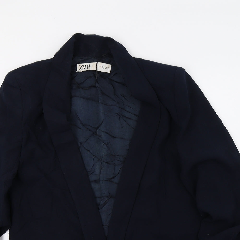 Zara Womens Blue   Jacket Blazer Size 8