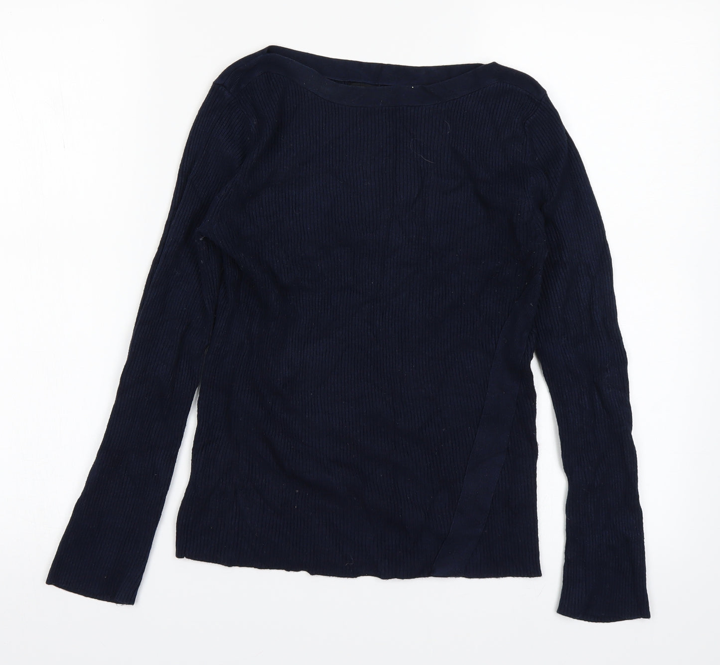 Papaya Womens Blue  Knit Pullover Jumper Size 10