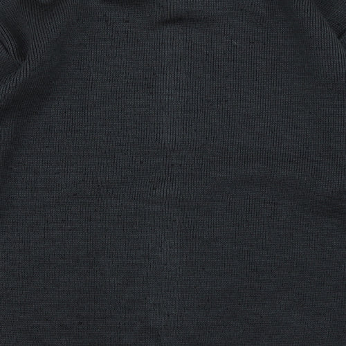 Apollo Classics Mens Black  Knit Cardigan Jumper Size XL