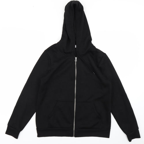 Papaya Womens Black   Full Zip Hoodie Size M