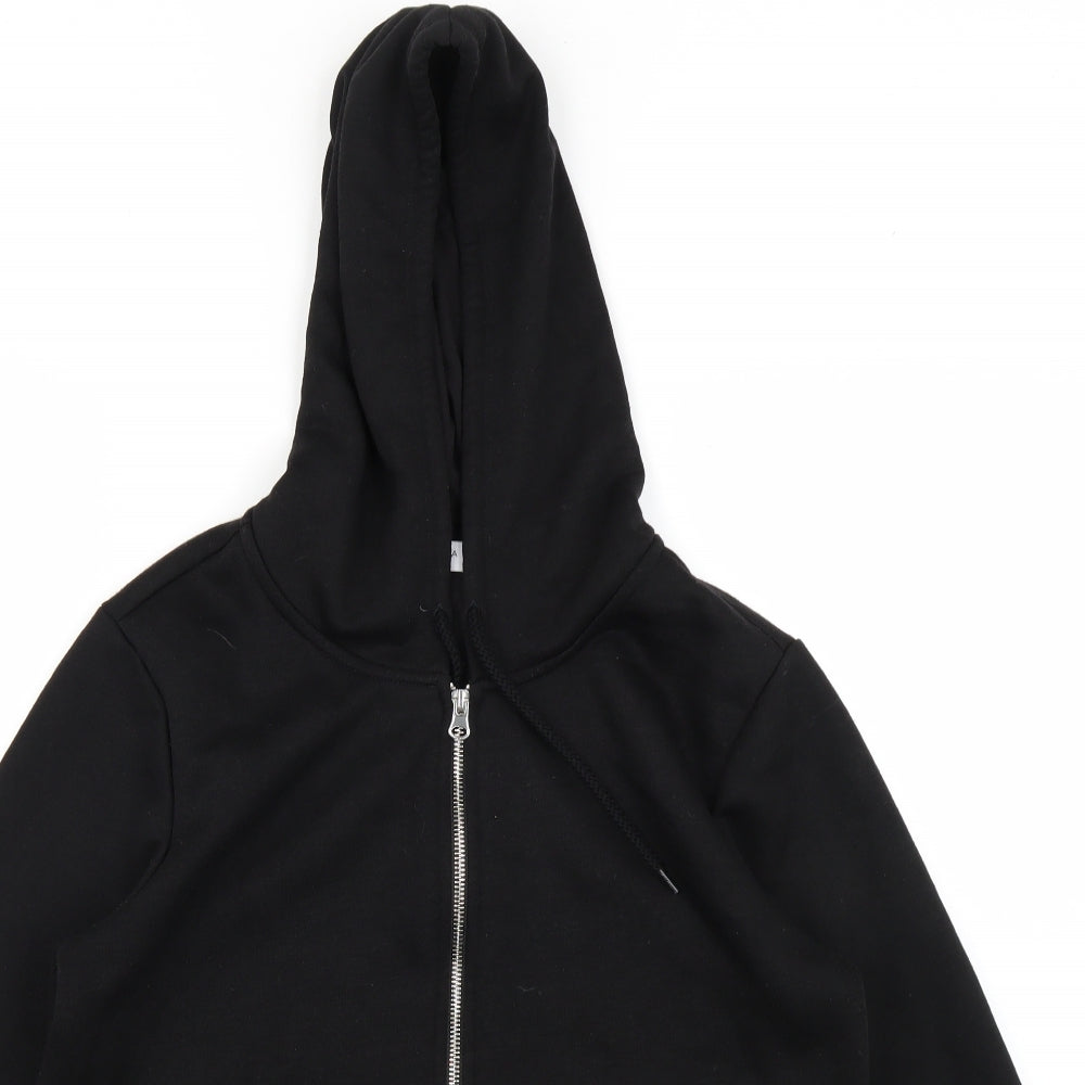 Papaya Womens Black   Full Zip Hoodie Size M