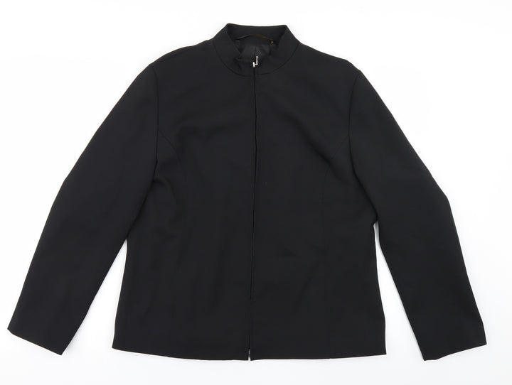 St Michael Womens Black Jacket Size 16