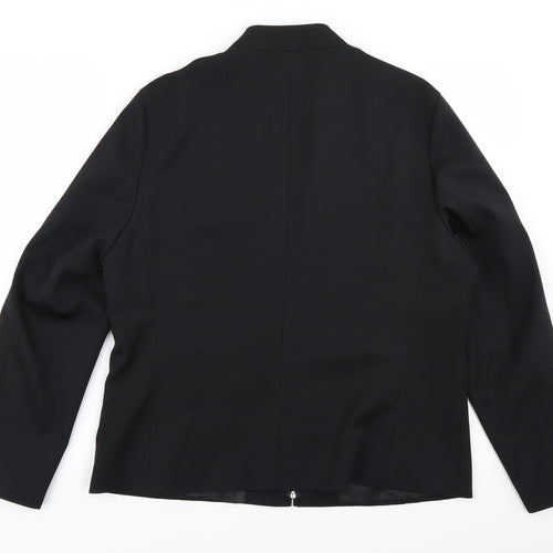St Michael Womens Black   Jacket  Size 16
