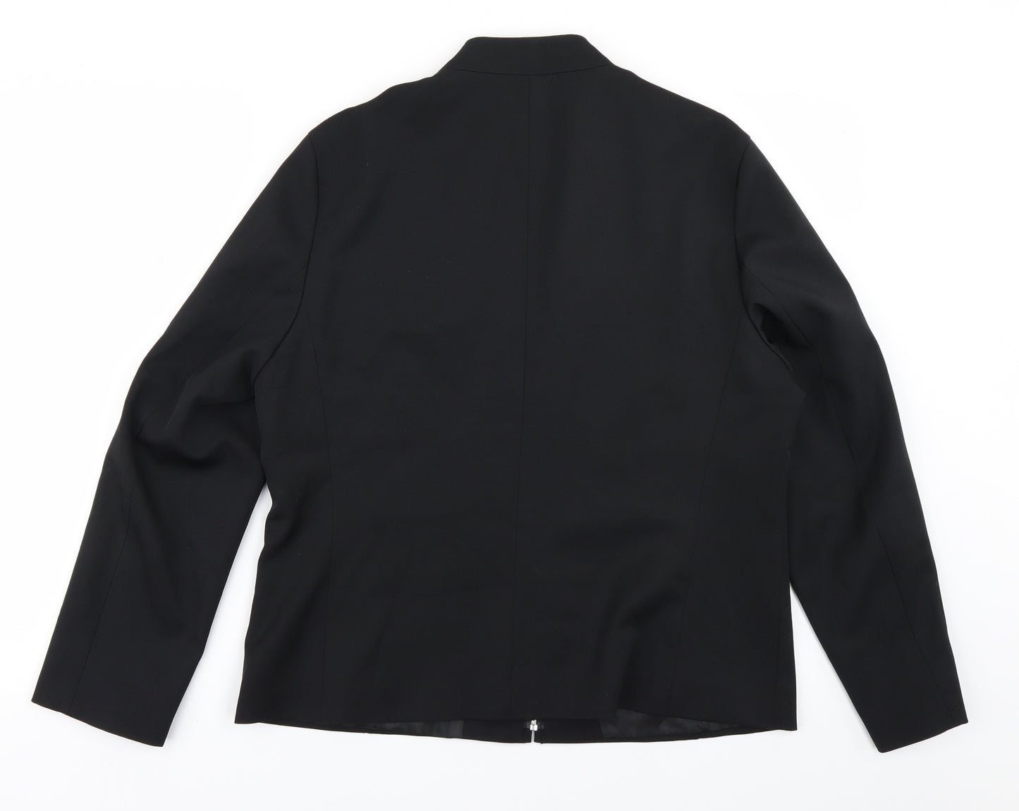 St Michael Womens Black   Jacket  Size 16
