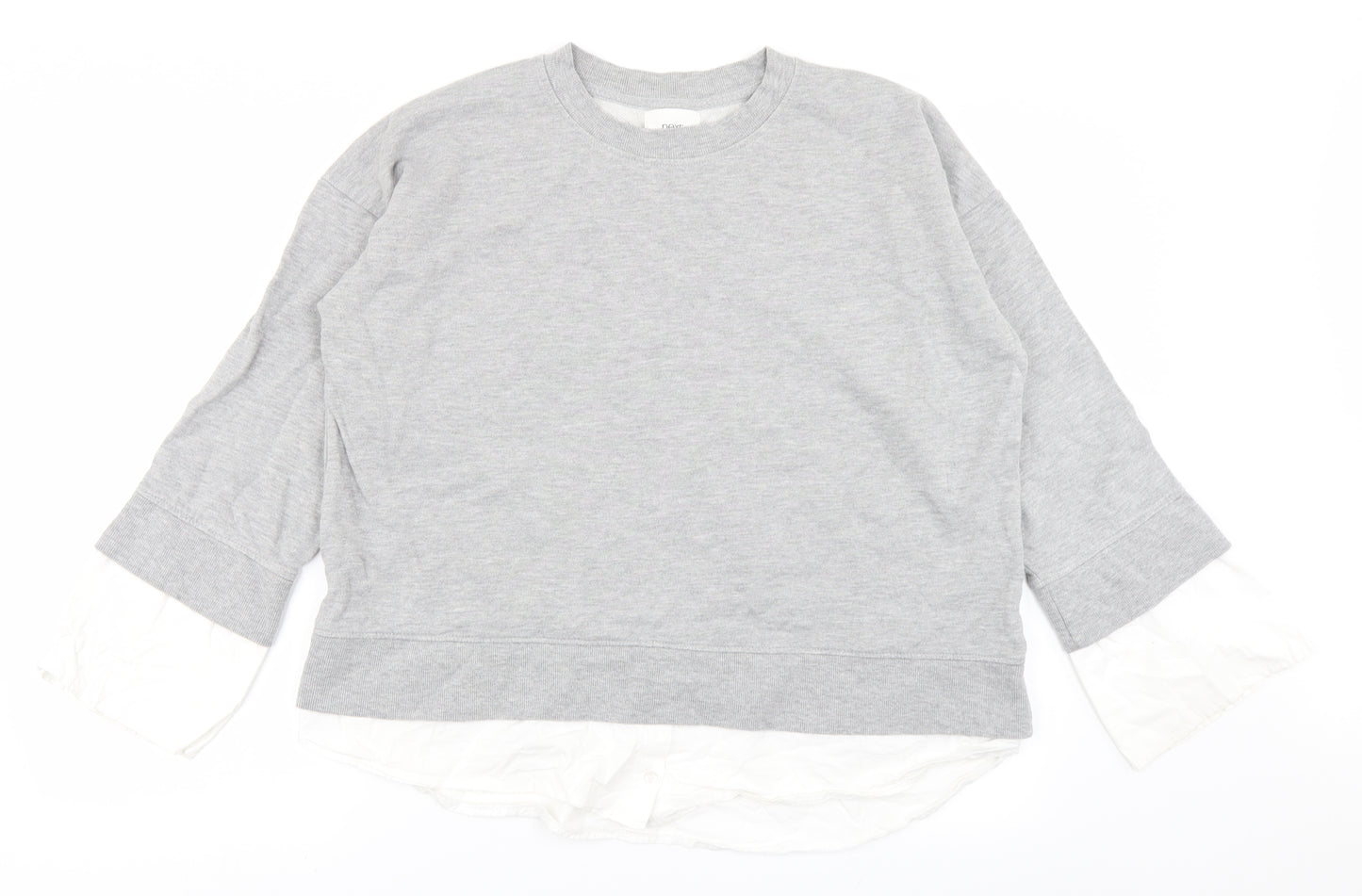 NEXT Womens Grey   Pullover Sweatshirt Size 16