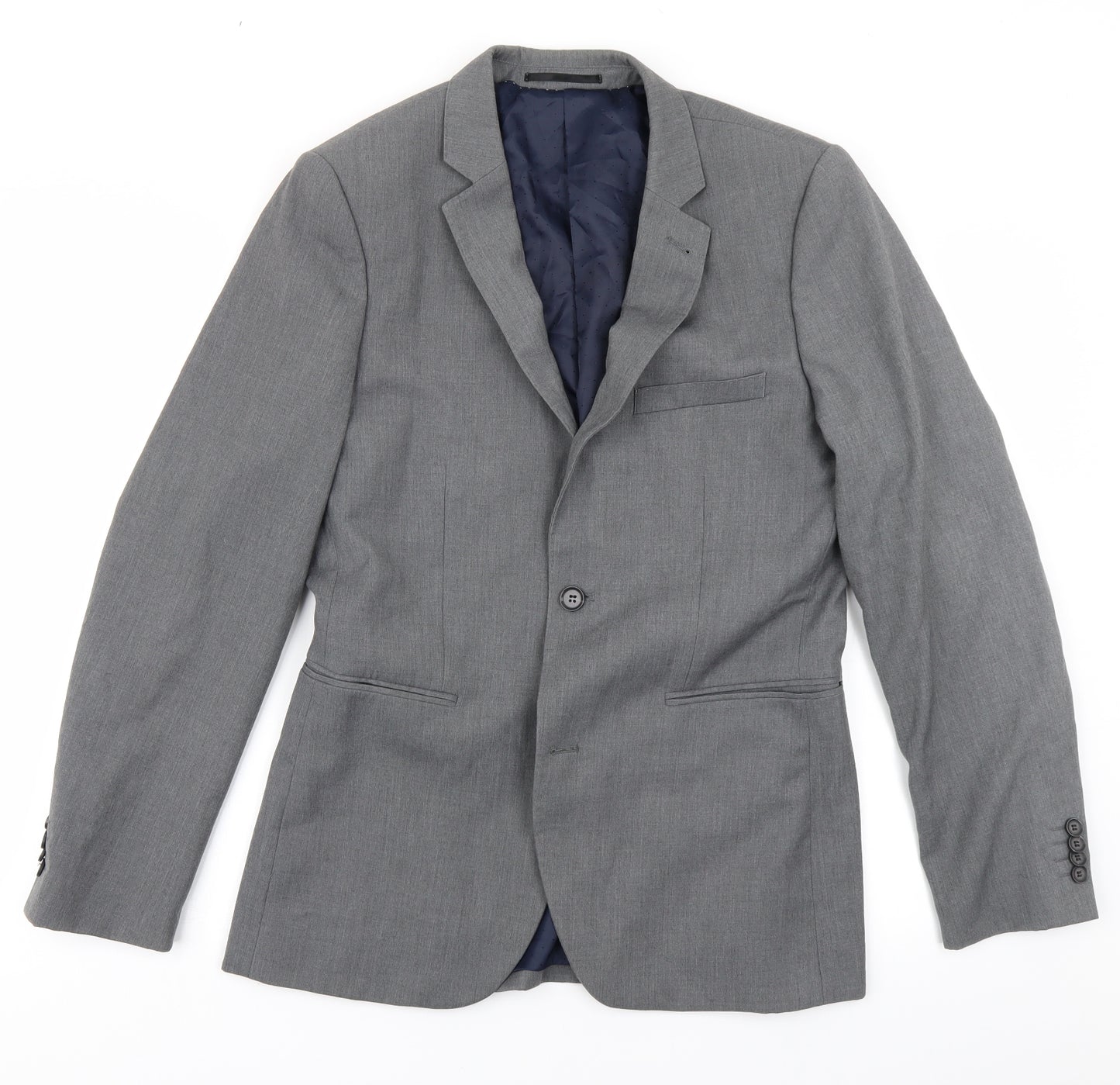 Topman Mens Grey   Jacket Blazer Size 38