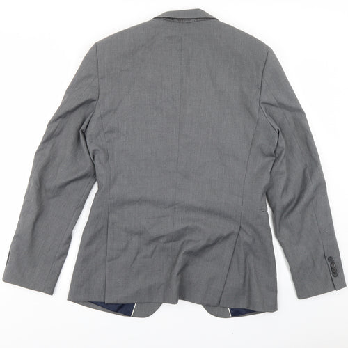 Topman Mens Grey   Jacket Blazer Size 38