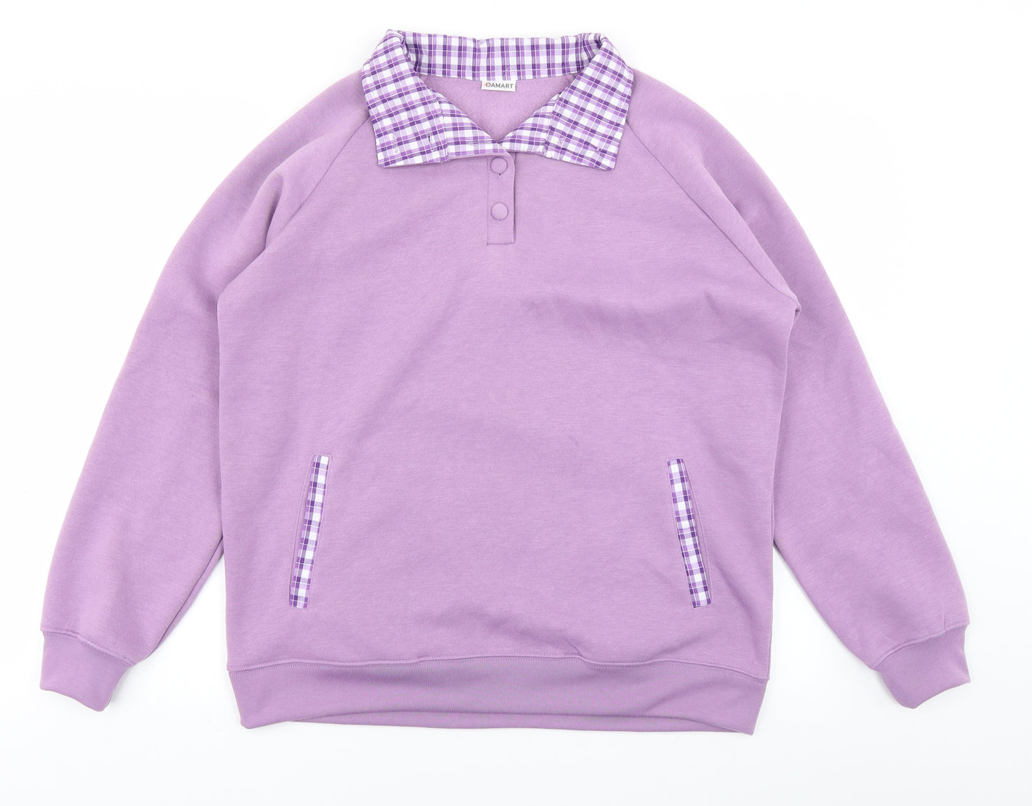Damart Womens Purple   Pullover Sweatshirt Size 14