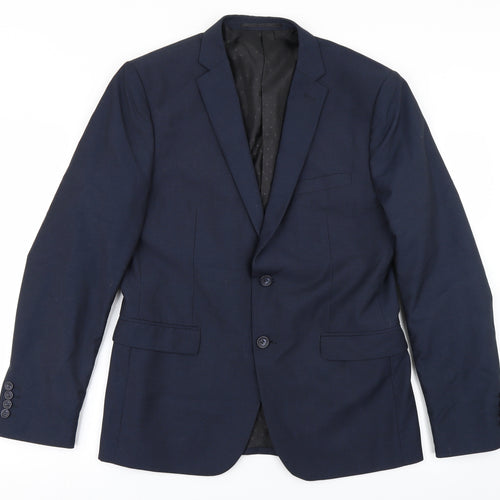 V Mens Blue   Jacket Blazer Size 40