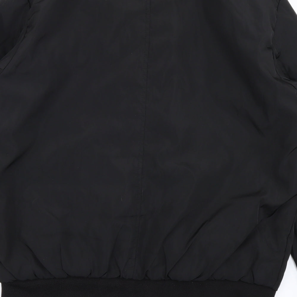 Gym King Mens Black Camouflage  Bomber Jacket Jacket Size M